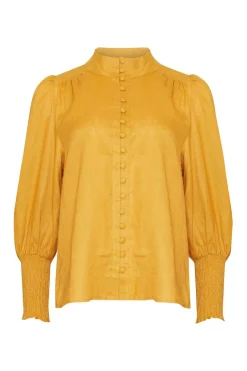zoe kratzmann Tops|Pier Top-Ochre