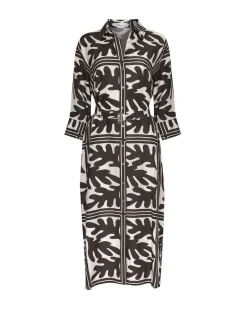 zoe kratzmann Dresses|Pinpoint Dress-Frond Choc