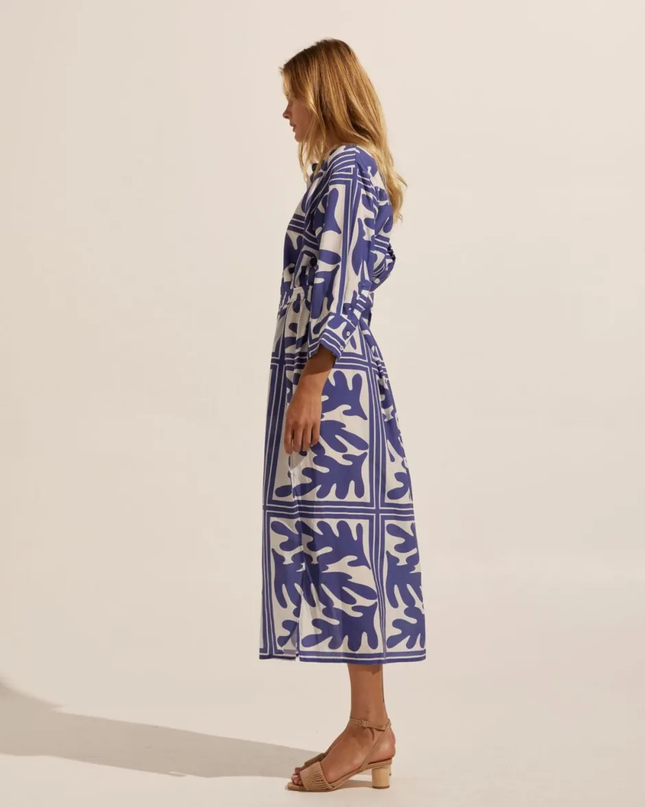 zoe kratzmann Dresses|Pinpoint Dress-Frond Wave