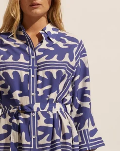 zoe kratzmann Dresses|Pinpoint Dress-Frond Wave