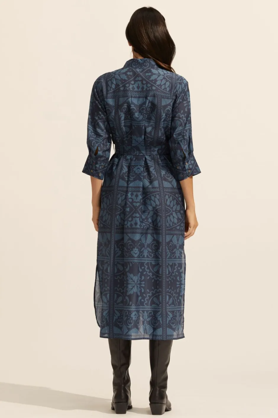 zoe kratzmann Dresses|Pinpoint Dress-Indigo Mosaic