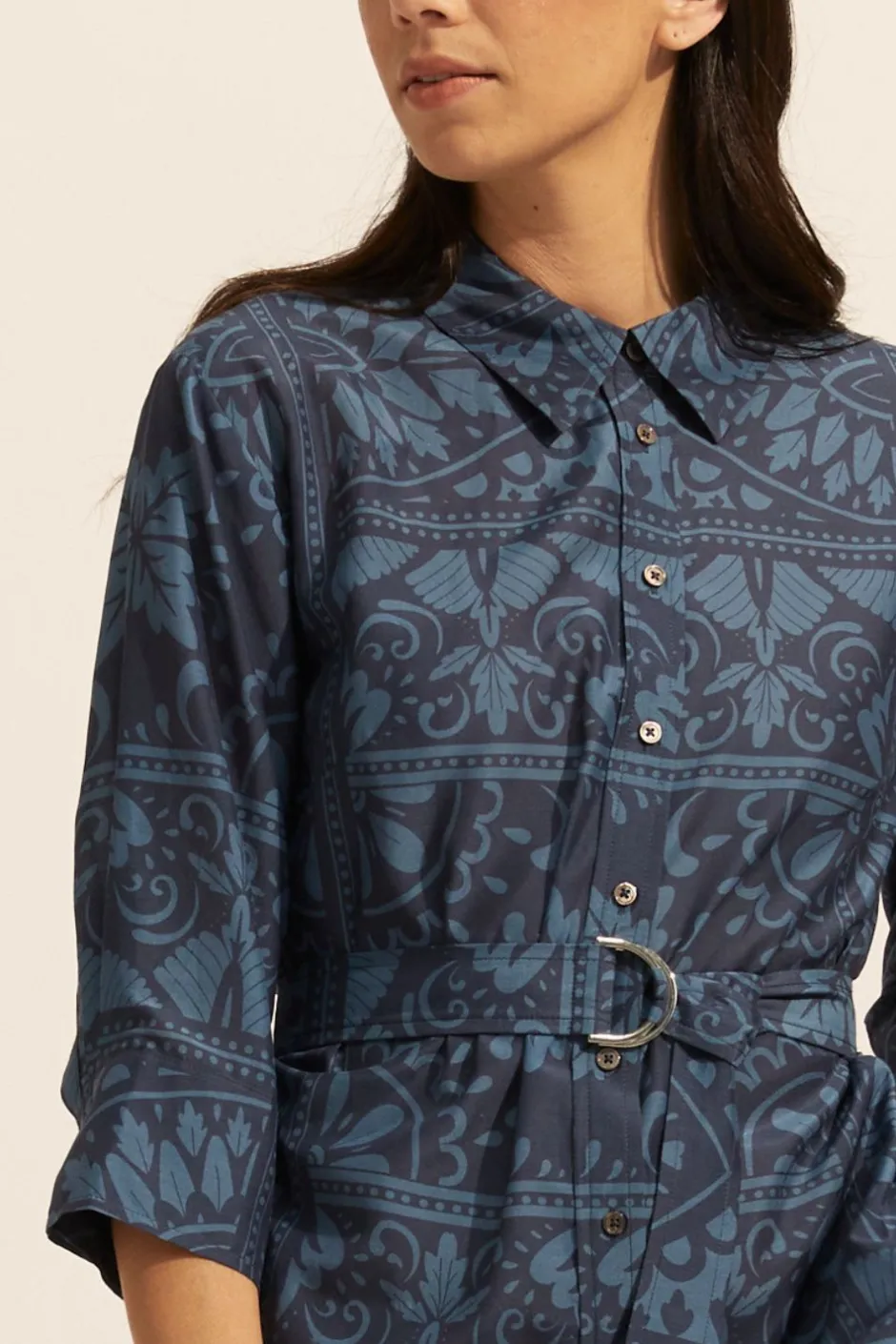zoe kratzmann Dresses|Pinpoint Dress-Indigo Mosaic