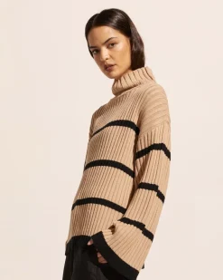 zoe kratzmann Knitwear|Privy Knit-Camel/Black