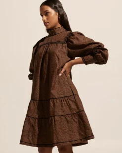 zoe kratzmann Dresses|Prowess Dress-Toast Leopard