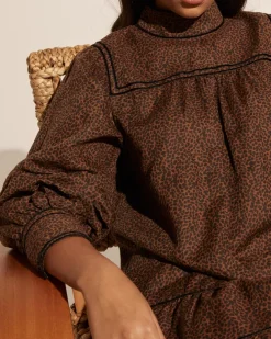 zoe kratzmann Dresses|Prowess Dress-Toast Leopard
