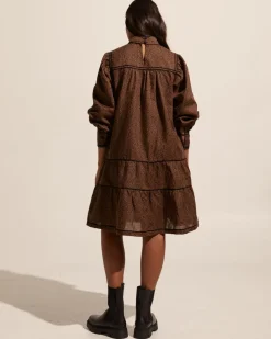 zoe kratzmann Dresses|Prowess Dress-Toast Leopard