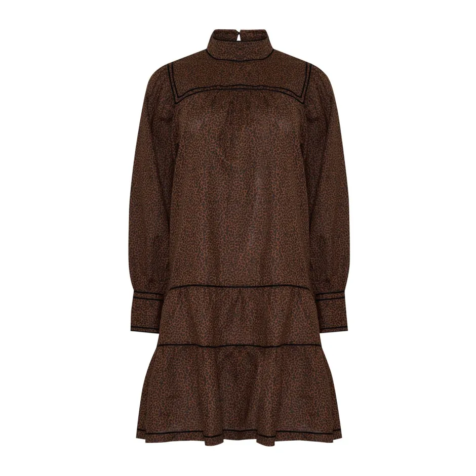 zoe kratzmann Dresses|Prowess Dress-Toast Leopard