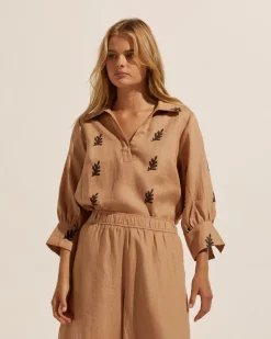 zoe kratzmann Tops|Quiver Top-Frond Cafe