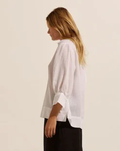 zoe kratzmann Tops|Quiver Top-Porcelain
