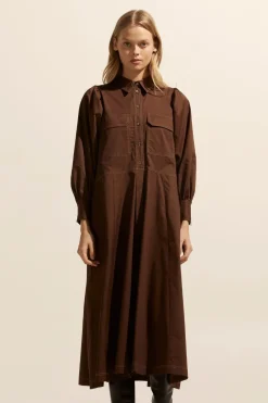 zoe kratzmann Dresses|Recess Dress-Chocolate