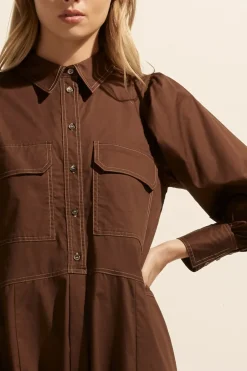 zoe kratzmann Dresses|Recess Dress-Chocolate