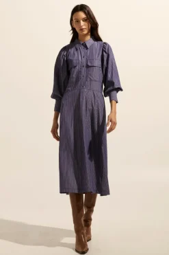 zoe kratzmann Dresses|Recess Dress-Yale Stripe