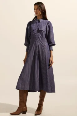 zoe kratzmann Dresses|Recess Dress-Yale Stripe
