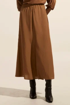 zoe kratzmann Bottoms|Recite Skirt-Caramel