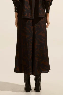 zoe kratzmann Bottoms|Recite Skirt-Choc Frond