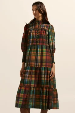 zoe kratzmann Dresses|Recruit Dress-Kaleidoscope Check