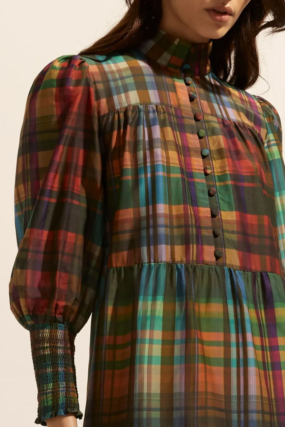 zoe kratzmann Dresses|Recruit Dress-Kaleidoscope Check