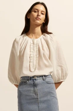 zoe kratzmann Tops|Refine Top-Cream