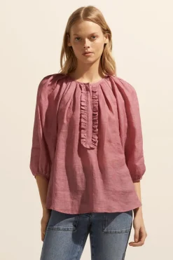 zoe kratzmann Tops|Refine Top-Magenta