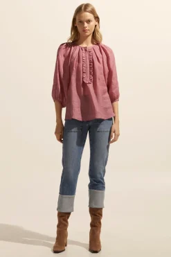zoe kratzmann Tops|Refine Top-Magenta