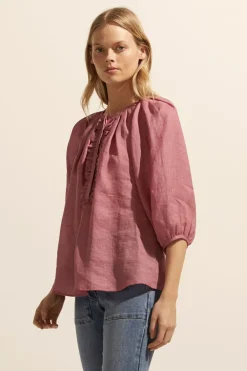 zoe kratzmann Tops|Refine Top-Magenta