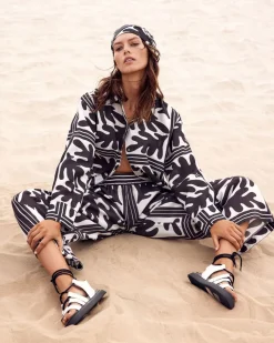 zoe kratzmann Tops|Reflex Top-Frond Choc
