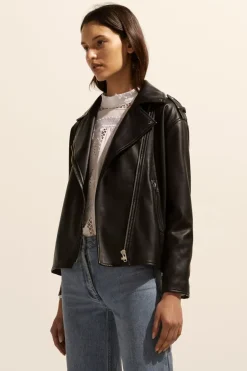 zoe kratzmann Jackets|Report Jacket-Black