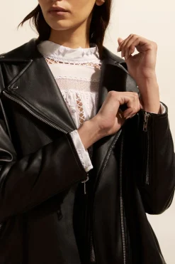 zoe kratzmann Jackets|Report Jacket-Black