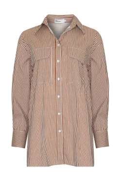 zoe kratzmann Tops|Reprieve Top-Cafe Stripe