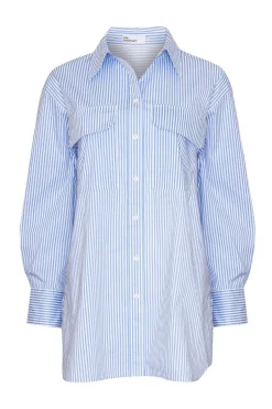 zoe kratzmann Tops|Reprieve Top-Ocean Stripe