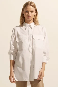 zoe kratzmann Tops|Reprieve Top-Porcelain