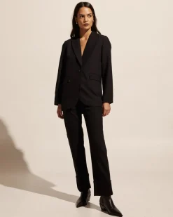 zoe kratzmann Bottoms|Resident Jean-Black Denim