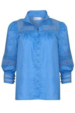 zoe kratzmann Tops|Restore Top-Azure