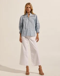 zoe kratzmann Tops|Restore Top-Sky
