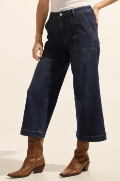 zoe kratzmann Bottoms|Rogue Jean-Dark Denim