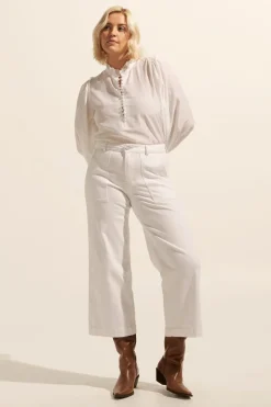 zoe kratzmann Bottoms|Rogue Jean-Porcelain