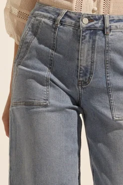 zoe kratzmann Bottoms|Rogue Jean-Washed Denim