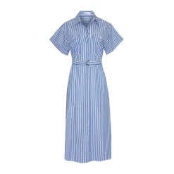 zoe kratzmann Dresses|Rote Dress-Cobalt Stripe
