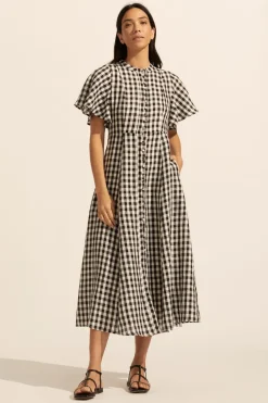 zoe kratzmann Dresses|Savour Dress-Black Check