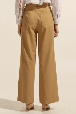 zoe kratzmann Bottoms|Scenic Pant-Toffee