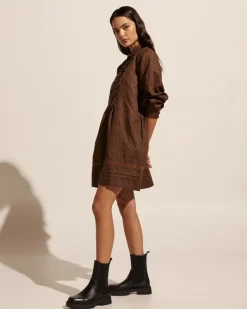 zoe kratzmann Dresses|Scheme Dress-Toast Leopard