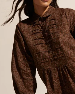 zoe kratzmann Dresses|Scheme Dress-Toast Leopard