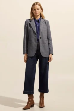 zoe kratzmann Jackets|Scout Jacket-Sapphire Check