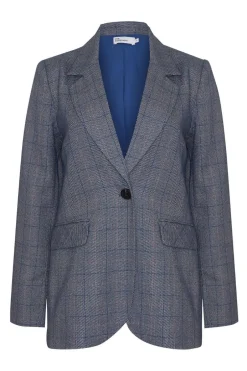 zoe kratzmann Jackets|Scout Jacket-Sapphire Check