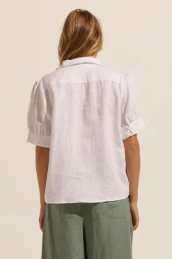 zoe kratzmann Tops|Serene Top-Porcelain