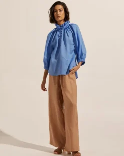 zoe kratzmann Tops|Siesta Top-Azure