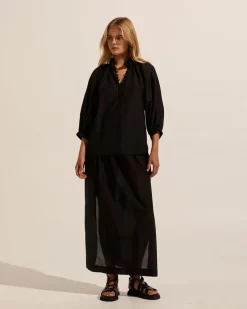 zoe kratzmann Tops|Siesta Top-Black