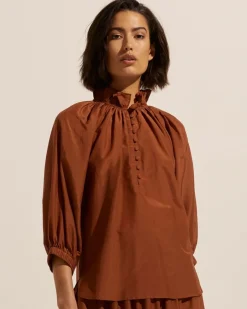 zoe kratzmann Tops|Siesta Top-Bronze
