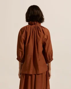 zoe kratzmann Tops|Siesta Top-Bronze
