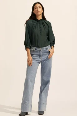 zoe kratzmann Tops|Siesta Top-Green